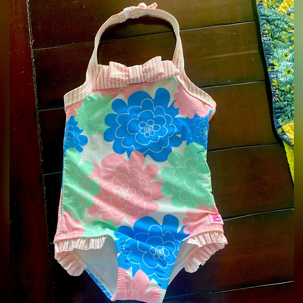 Girls Ruffle Butts swim suit